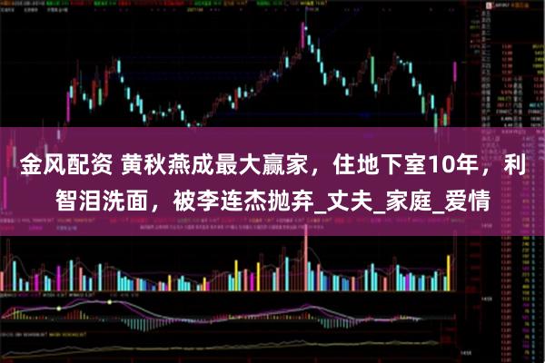 金风配资 黄秋燕成最大赢家，住地下室10年，利智泪洗面，被李连杰抛弃_丈夫_家庭_爱情